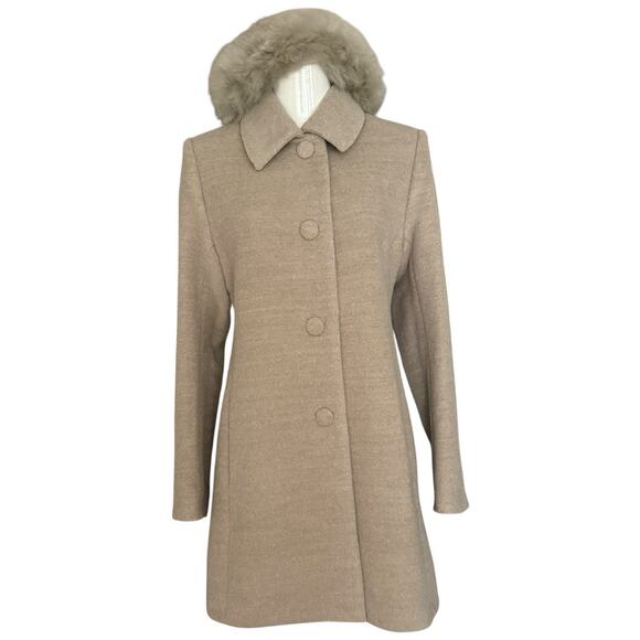 ALL ALPACA Alessia Arena Baby Alpaca And Wool Blend Jacket And Hat Size S - Picture 1 of 14